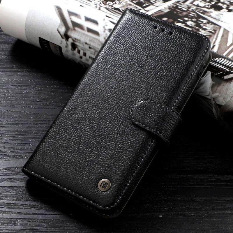Flipové Pouzdro Na iPhone 12 / 12 Pro Pravá Kůže Kaiyue