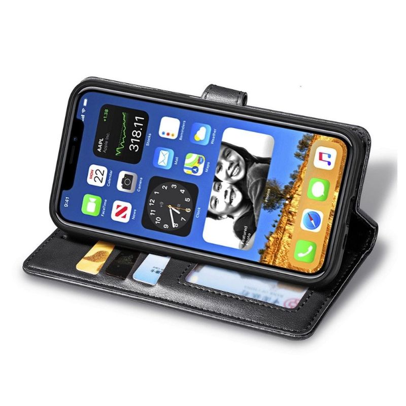 Flipové Pouzdro Na iPhone 12 / 12 Pro Umělá Kůže Indila