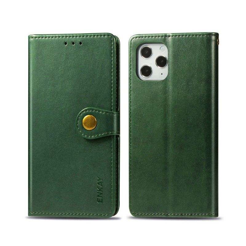 Flipové Pouzdro Na iPhone 12 / 12 Pro Umělá Kůže Indila