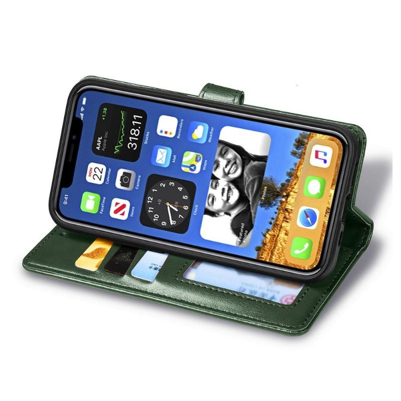 Flipové Pouzdro Na iPhone 12 / 12 Pro Umělá Kůže Indila