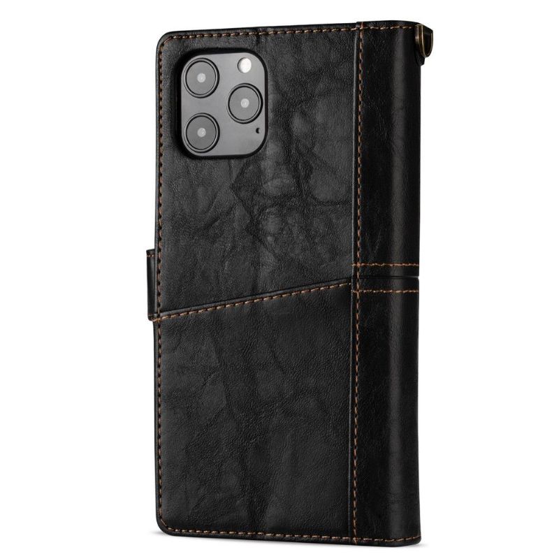 Flipové Pouzdro Na iPhone 12 / 12 Pro Vícenásobné Přihrádky V Retro Stylu