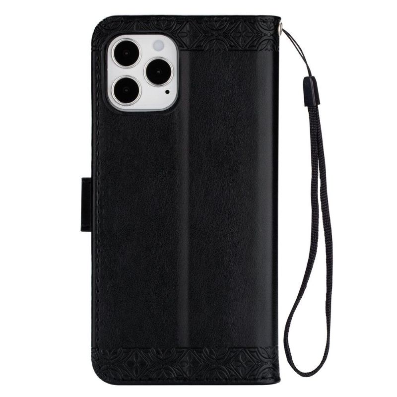 Kožené Pouzdro Na iPhone 12 / 12 Pro Na Lana Mandala