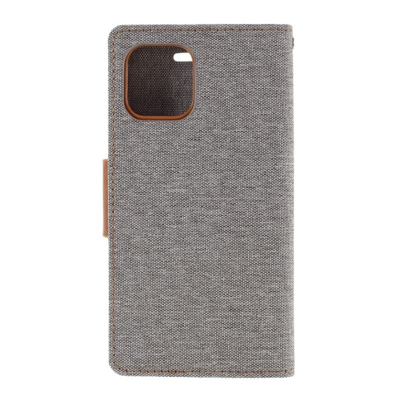 Kožené Pouzdro Na iPhone 12 / 12 Pro Merkurové Plátno