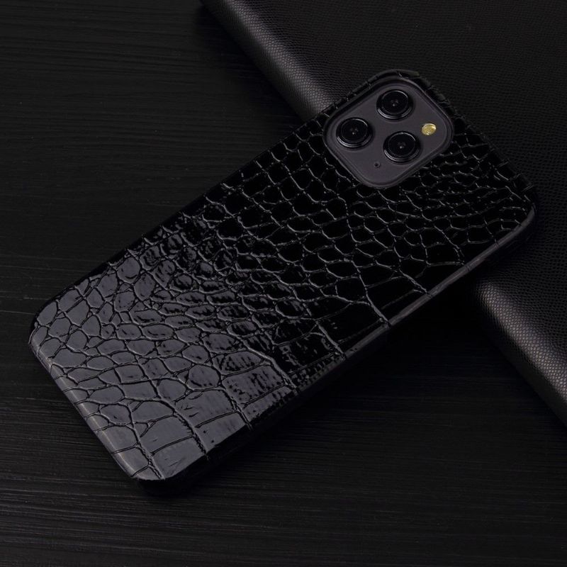 Kryt Na iPhone 12 / 12 Pro Croco Lesk