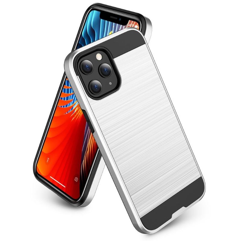 Kryt Na iPhone 12 / 12 Pro Efekt Kartáčovaného Kovu