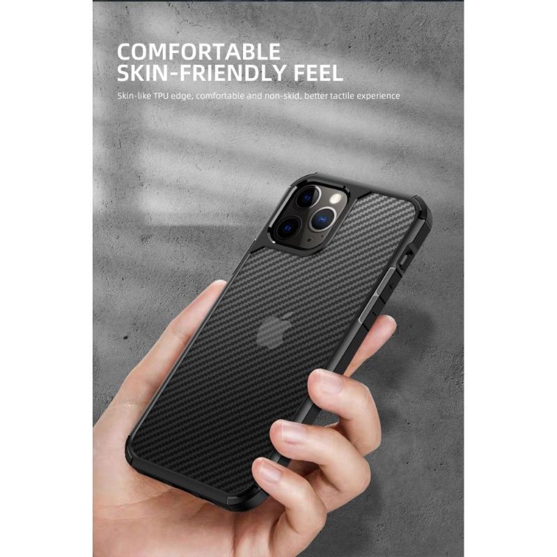 Kryt Na iPhone 12 / 12 Pro Karbonové Vlákno Ve Stylu Pioneer