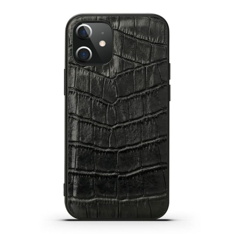 Kryt Na iPhone 12 / 12 Pro Kůže S Efektem Croc