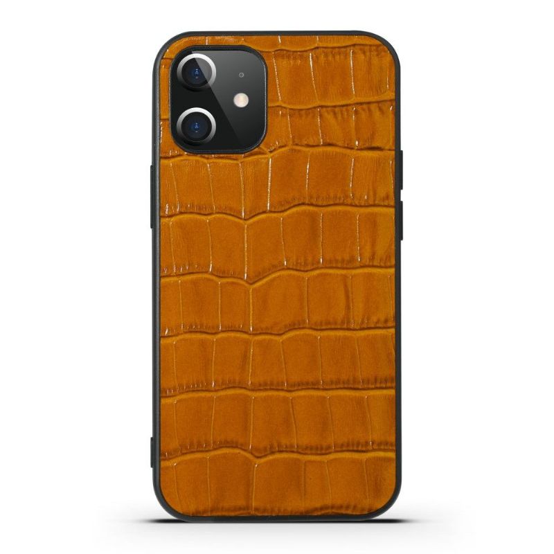 Kryt Na iPhone 12 / 12 Pro Kůže S Efektem Croc