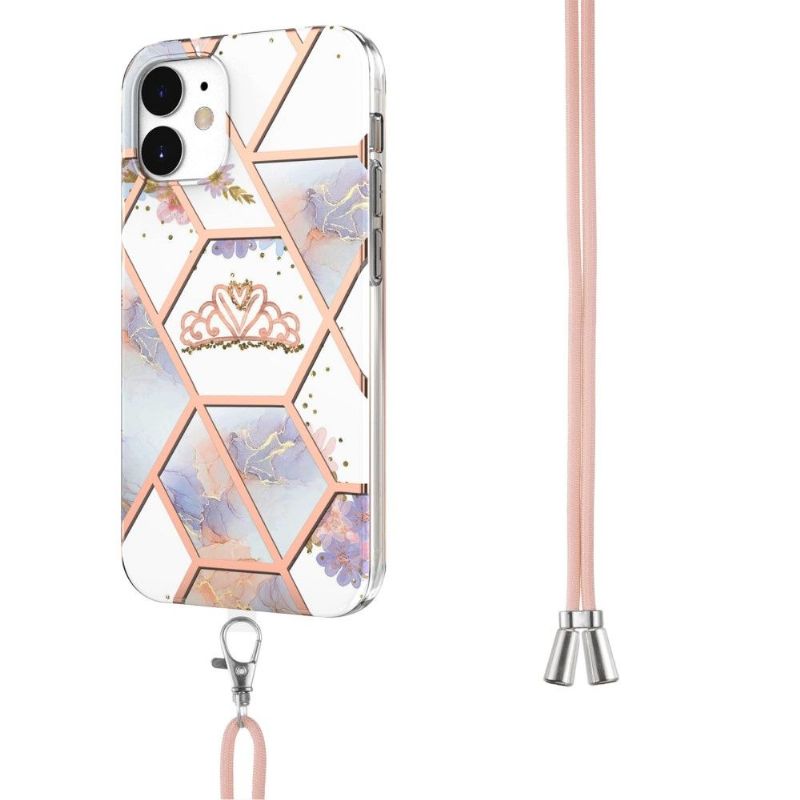 Kryt Na iPhone 12 / 12 Pro Na Lana Mramor A Koruna
