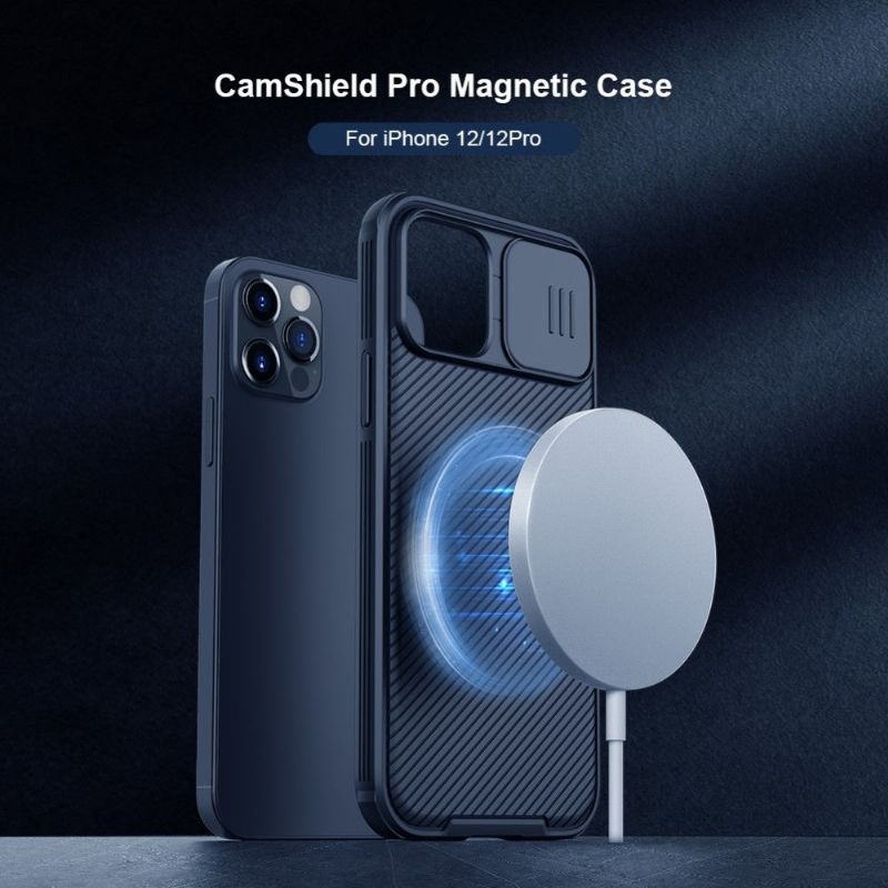 Kryt Na iPhone 12 / 12 Pro Magsafe Se Zadním Krytem Objektivu