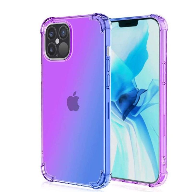 Kryt Na iPhone 12 / 12 Pro Průhledná Dvoubarevná