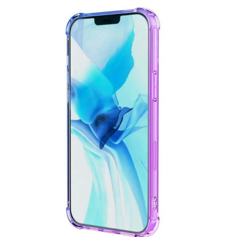 Kryt Na iPhone 12 / 12 Pro Průhledná Dvoubarevná