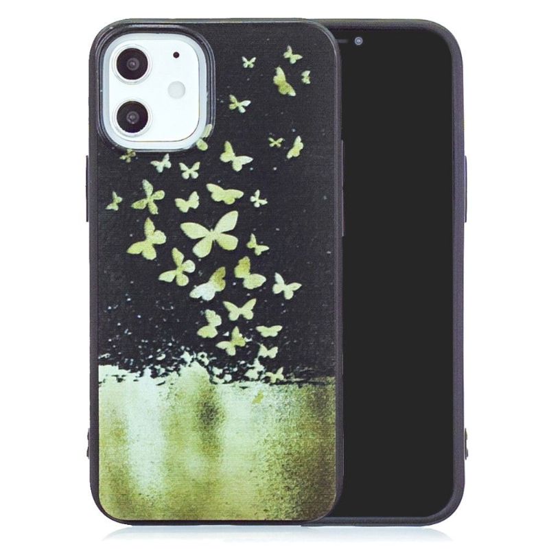 Kryt Na iPhone 12 / 12 Pro Zlatí Motýli