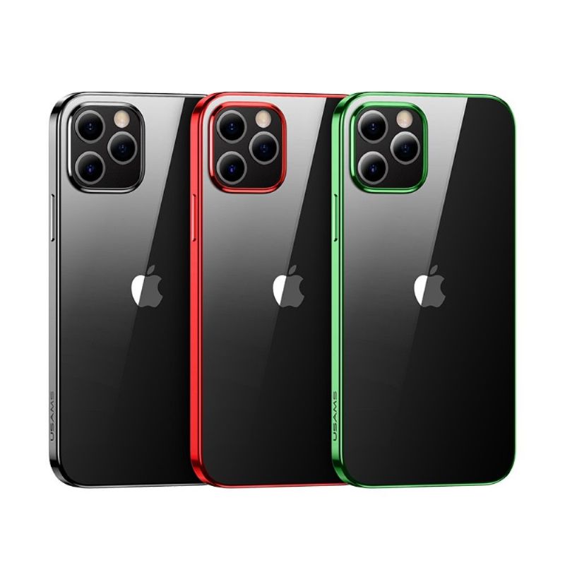 Kryty Na Mobil Na iPhone 12 / 12 Pro Barvy Průhledných Obrysů