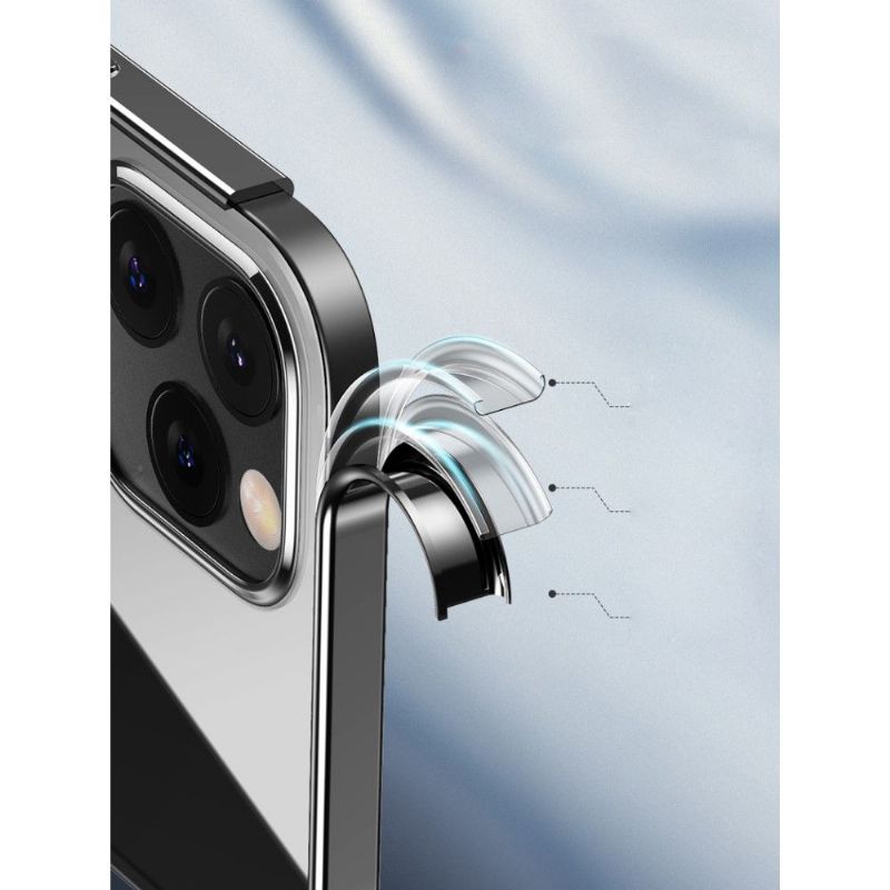 Kryty Na Mobil Na iPhone 12 / 12 Pro Barvy Průhledných Obrysů