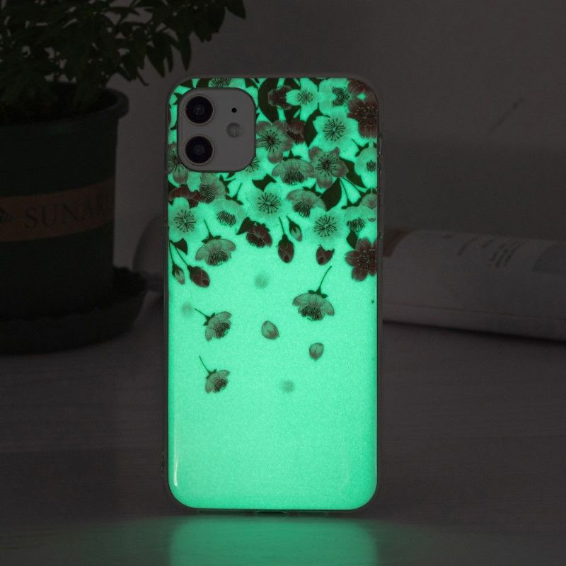 Kryty Na Mobil Na iPhone 12 / 12 Pro Fluorescenční Květiny