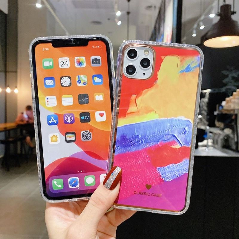 Kryty Na Mobil Na iPhone 12 / 12 Pro Klasická Krabicová Malba
