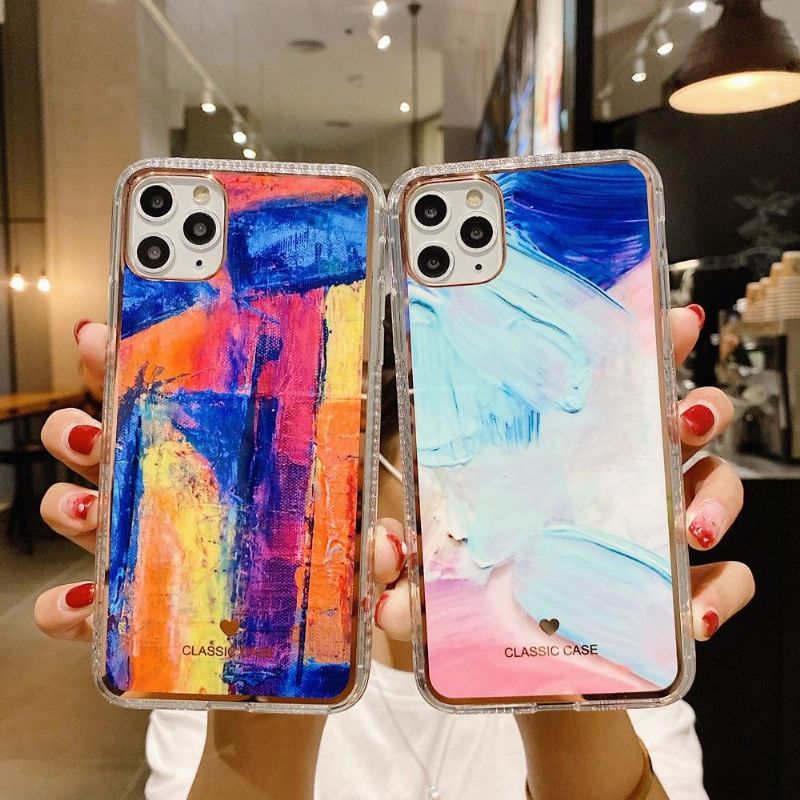 Kryty Na Mobil Na iPhone 12 / 12 Pro Klasická Krabicová Malba