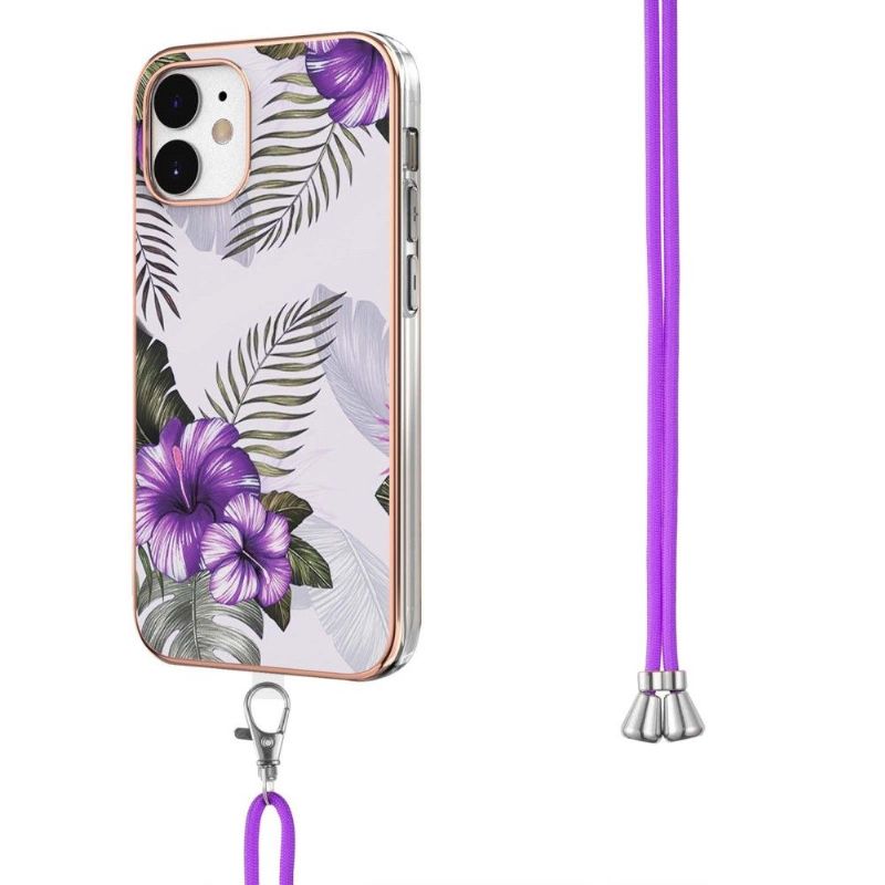 Kryty Na Mobil Na iPhone 12 / 12 Pro Na Lana Exotické Květiny