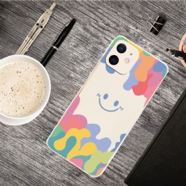 Kryty Na Mobil Na iPhone 12 / 12 Pro Usmívající Se Silikonový Splash