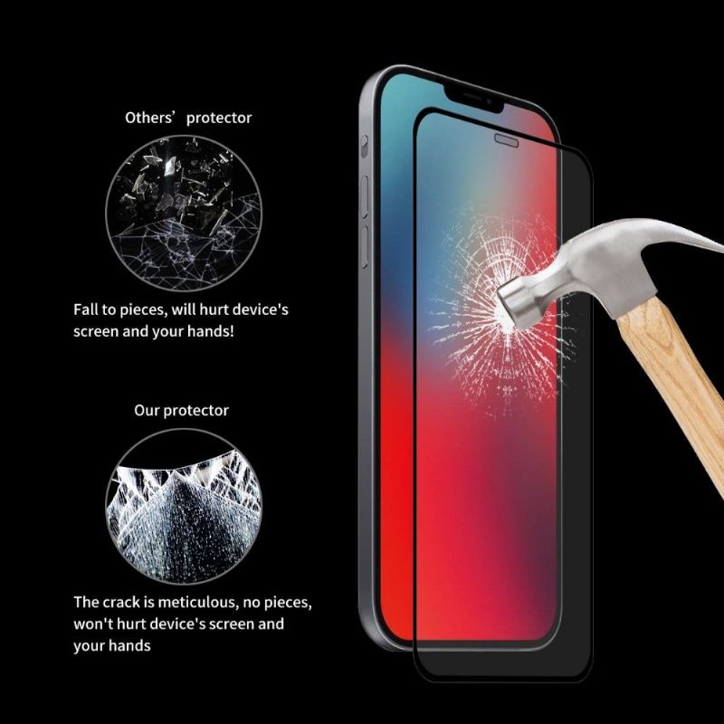 Ochranné Tvrzené Sklo Pro iPhone 12 / 12 Pro V Plné Velikosti
