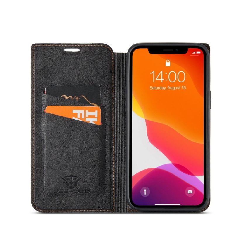 Pouzdra Na iPhone 12 / 12 Pro Flipové Pouzdro Prošívání Z Umělé Kůže