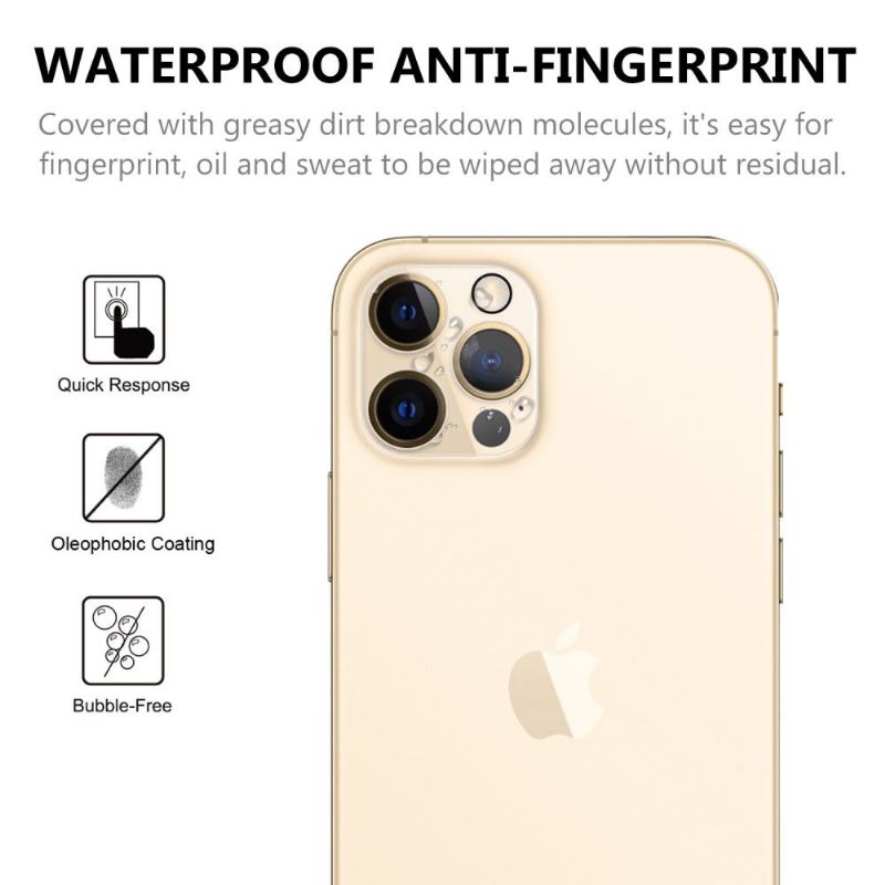 Zabalte Chrániče Obrazovky + Čočku Z Tvrzeného Skla Pro iPhone 12 Pro
