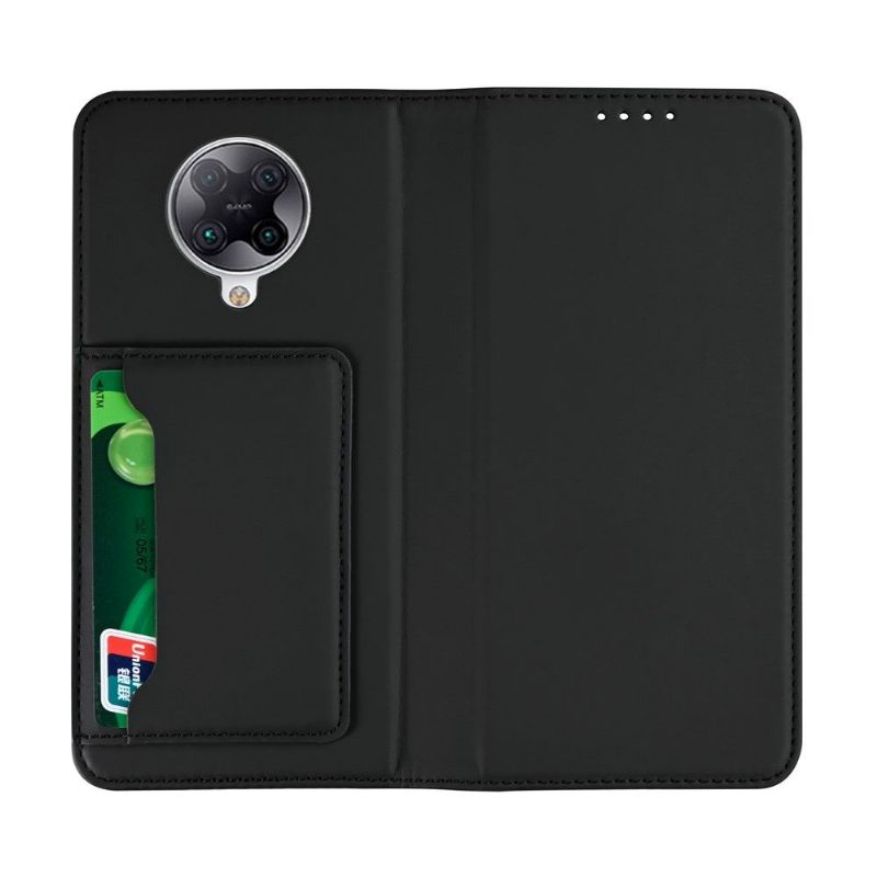 Kožené Pouzdro Folio Na Poco F2 Pro Flipové Pouzdro Měkký Dotek
