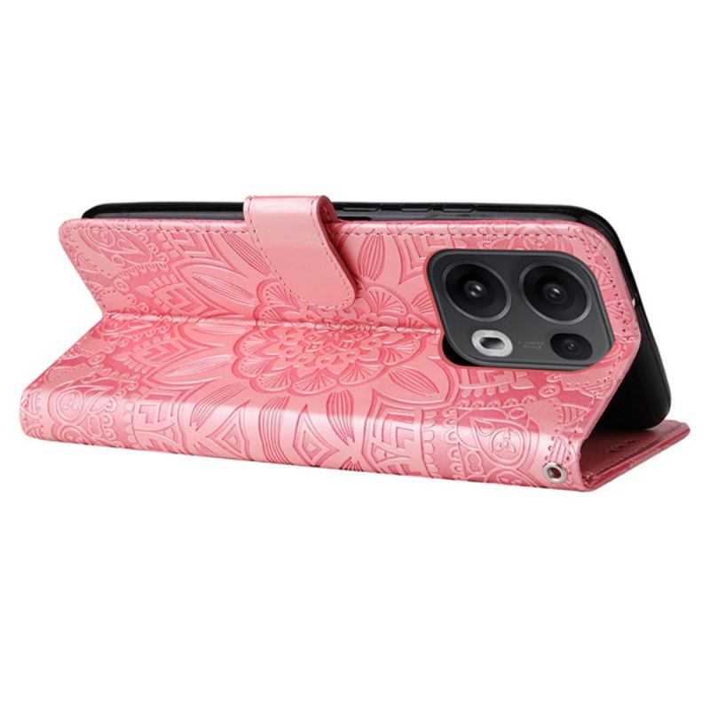 Kožený Kryt Oppo Reno 13 Pro 5g Slunečnice