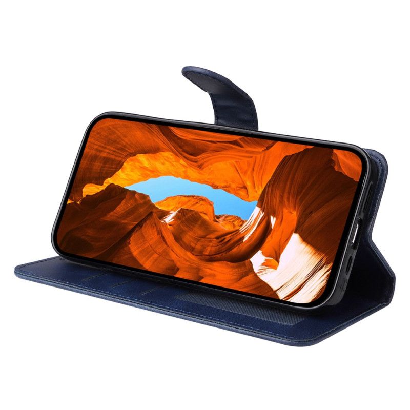 Kožený Kryt Oppo Reno 13 Pro 5g Řemínek Z Obyčejné Umělé Kůže