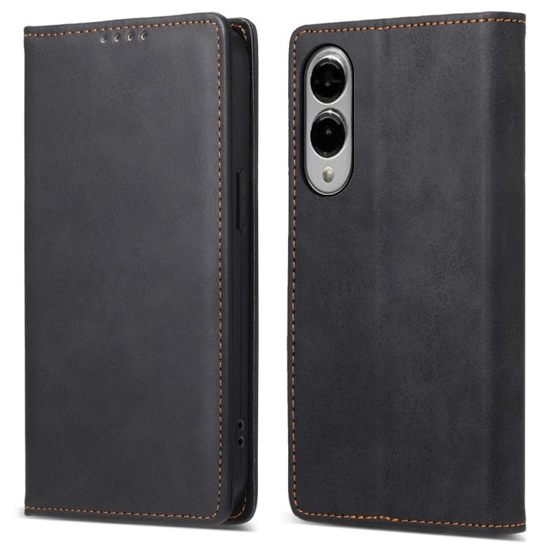 Kožené Pouzdro Folio Na Samsung Galaxy S25 5g Edge Umělá Kůže S Rfid Blokováním