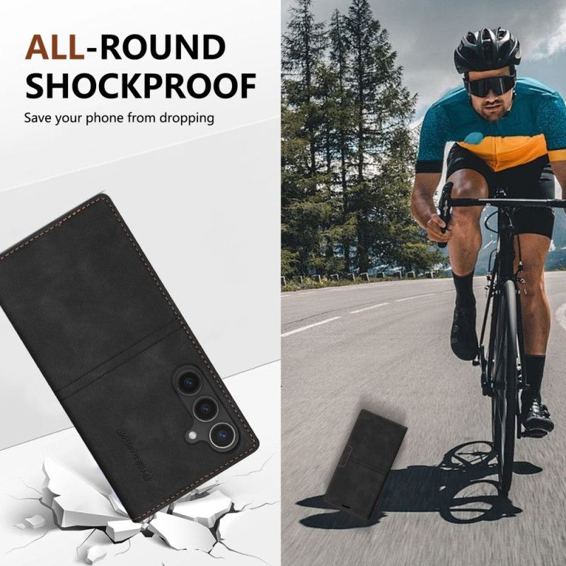 Kožené Pouzdro Folio Samsung Galaxy S25 5g Edge Plus Design