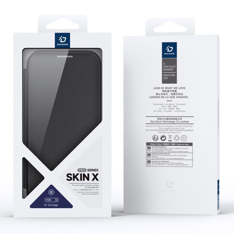 Kožené Pouzdro Samsung Galaxy S25 5g Edge Dux Ducis Pro Series Skin X