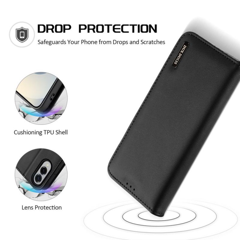 Kožené Pouzdro Samsung Galaxy S25 5g Edge Kryty Na Mobil Série Hivo Dux Ducis