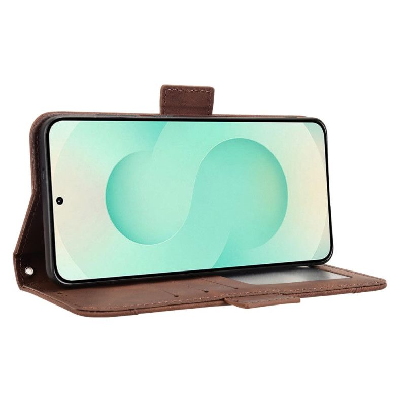 Kožený Kryt Na Samsung Galaxy S25 5g Edge Více Karet