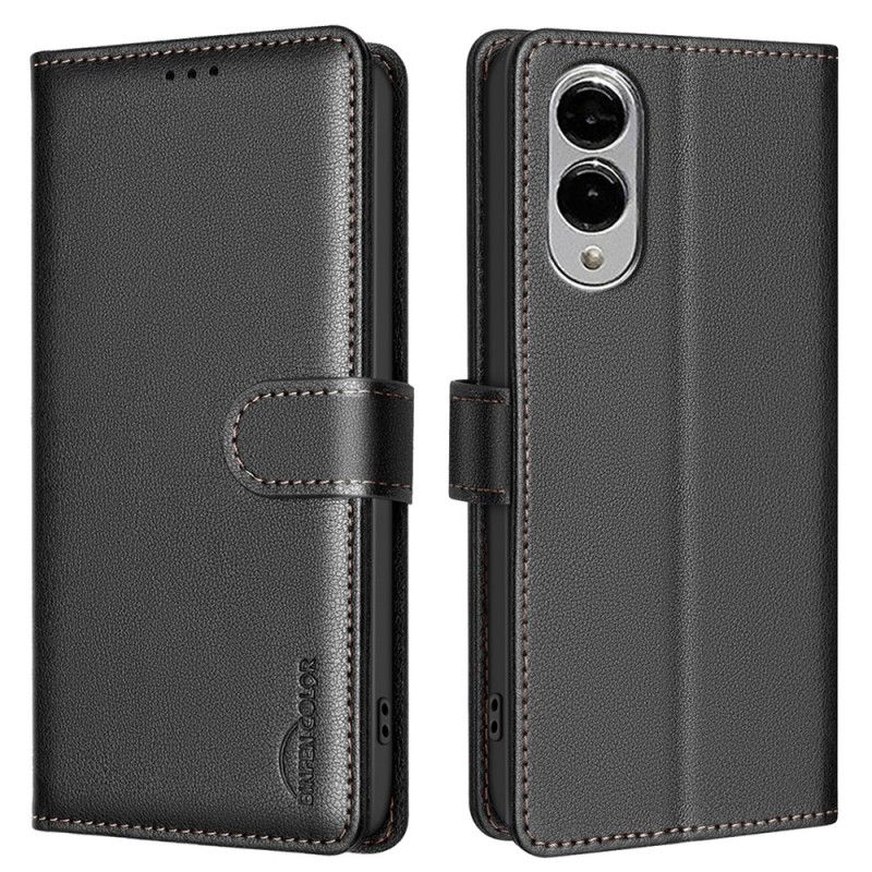 Kožený Kryt Samsung Galaxy S25 5g Edge Blokování Rfid Binfen Color