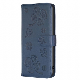 Kožený Kryt Samsung Galaxy S25 5g Edge Jetelový Vzor