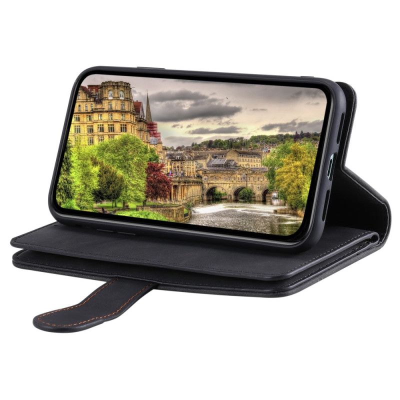 Kožený Kryt Samsung Galaxy S25 5g Edge Peněženka Na Zip