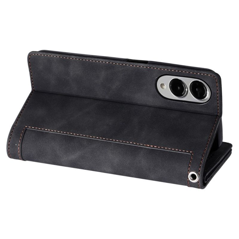 Kožený Kryt Samsung Galaxy S25 5g Edge Peněženka Na Zip