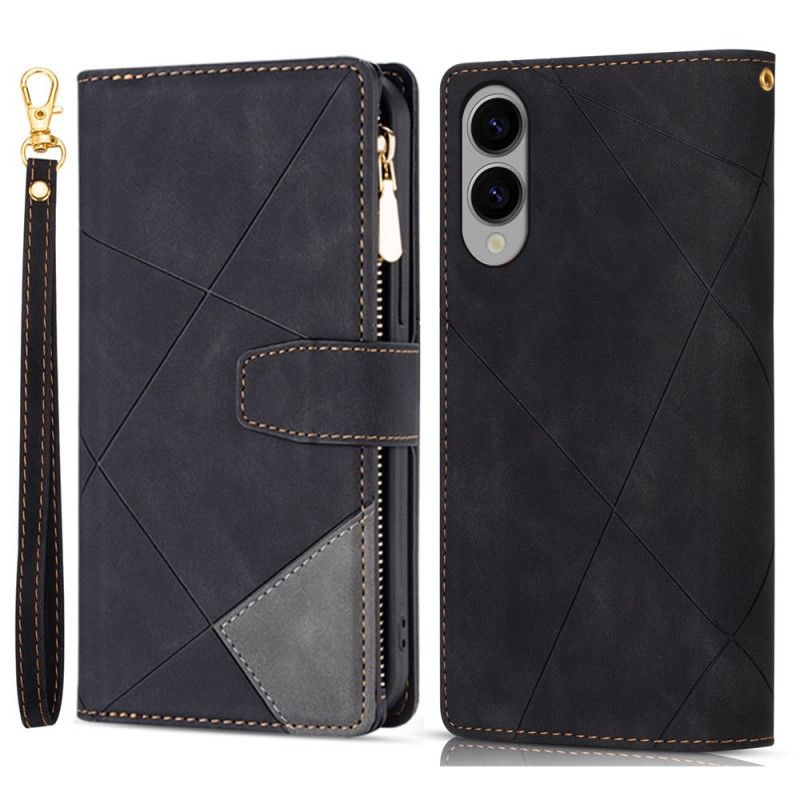 Kožený Kryt Samsung Galaxy S25 5g Edge Peněženka S Diamantovým Vzorem