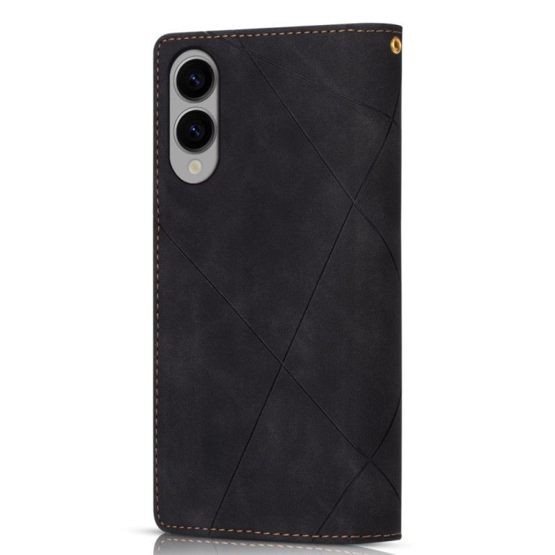 Kožený Kryt Samsung Galaxy S25 5g Edge Peněženka S Diamantovým Vzorem