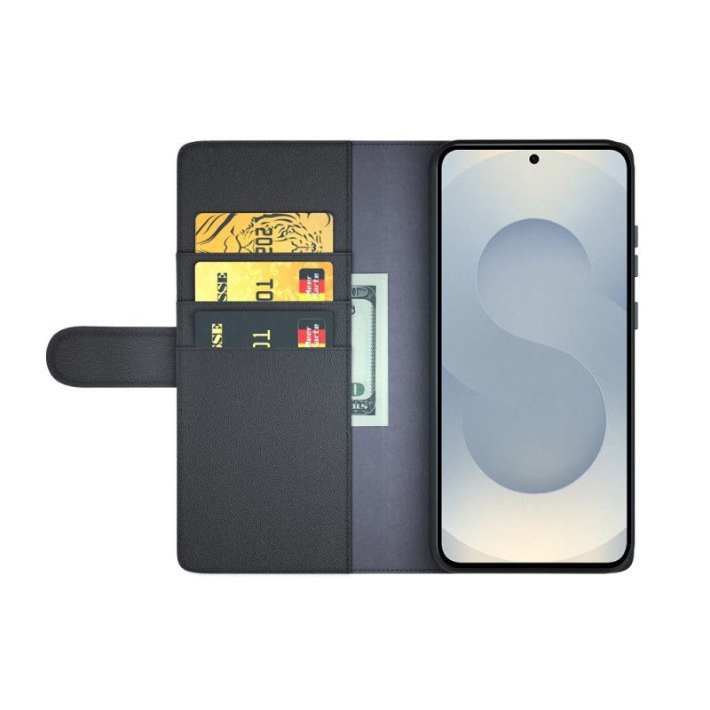 Kožený Kryt Samsung Galaxy S25 5g Edge Pravá Kůže