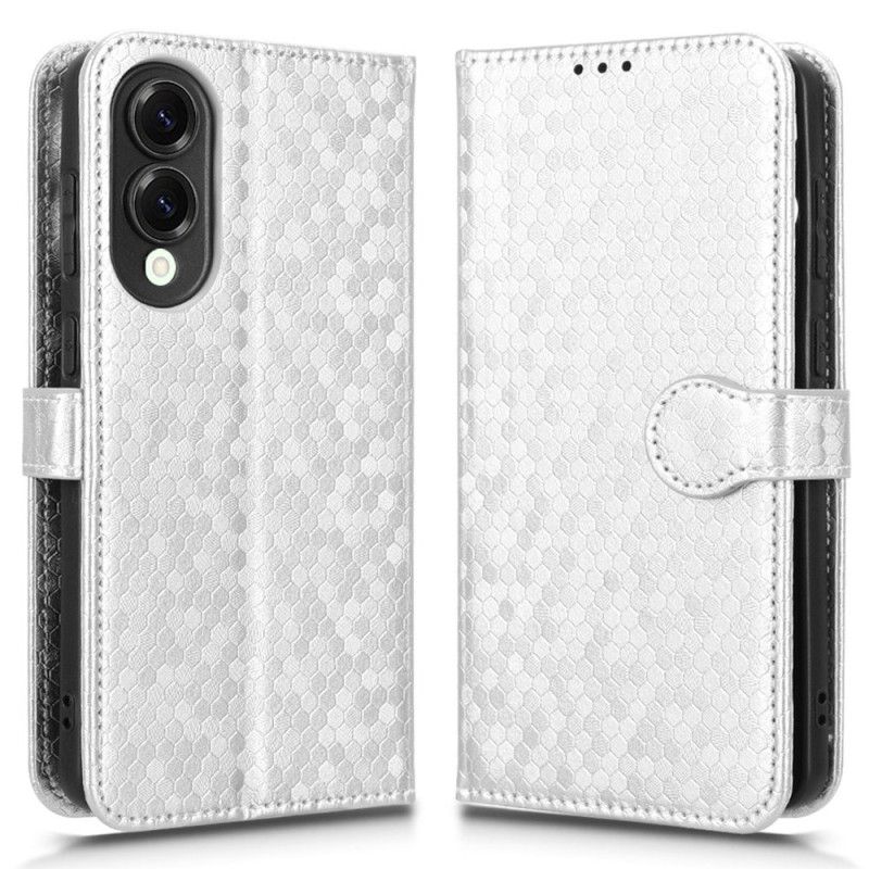 Kožený Kryt Samsung Galaxy S25 5g Edge Třpytivé Tečky