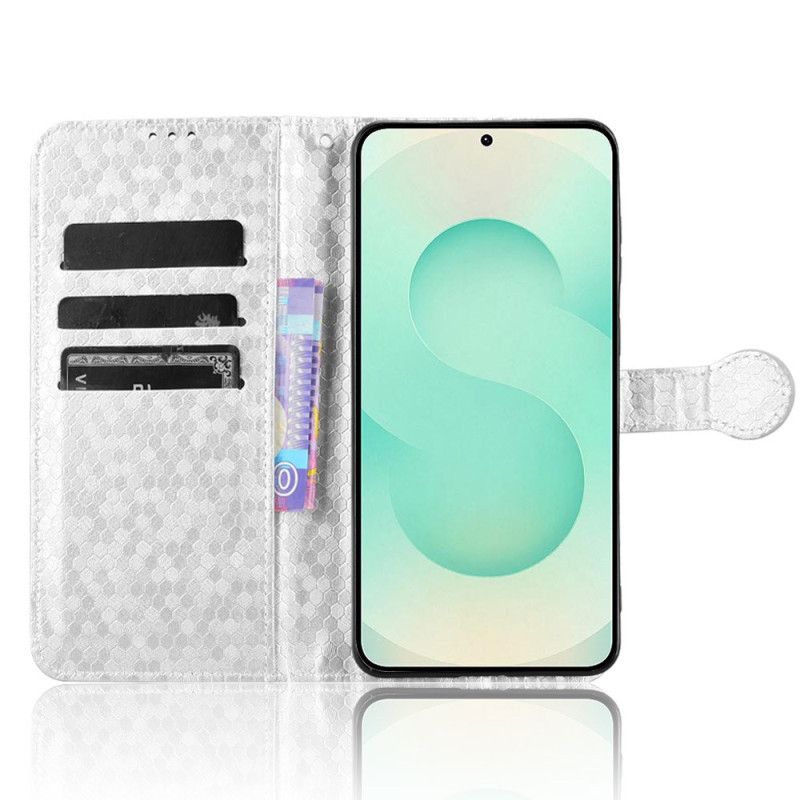 Kožený Kryt Samsung Galaxy S25 5g Edge Třpytivé Tečky