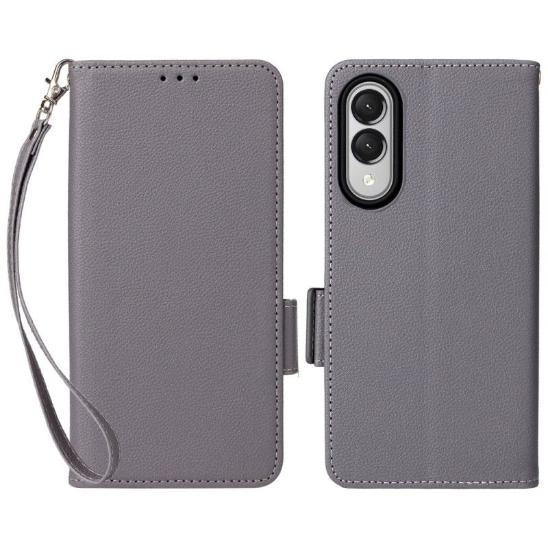 Kožený Kryt Samsung Galaxy S25 5g Edge Umělá Kůže S Páskem