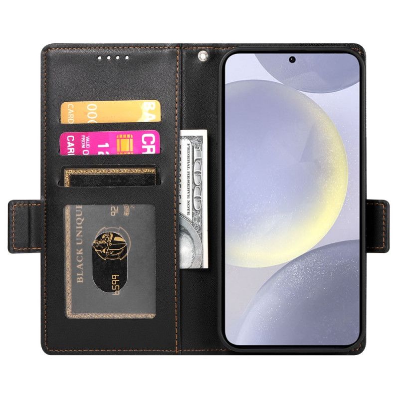 Kožený Kryt Samsung Galaxy S25 5g Edge Všestranný Design