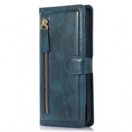 Kožený Kryt Samsung Galaxy S25 5g Edge Zip A Pouzdro Na Karty
