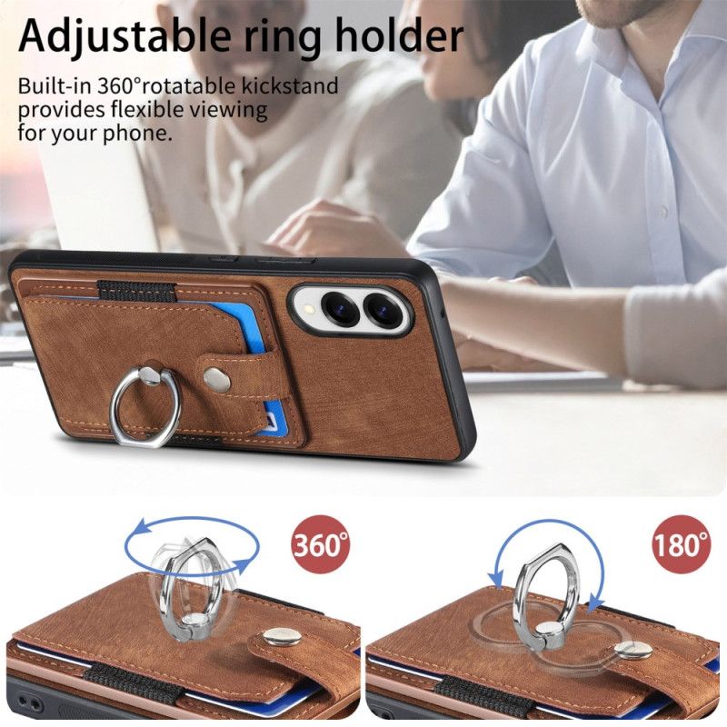 Kryt Na Samsung Galaxy S25 5g Edge Pouzdro Na Karty A Prsteny