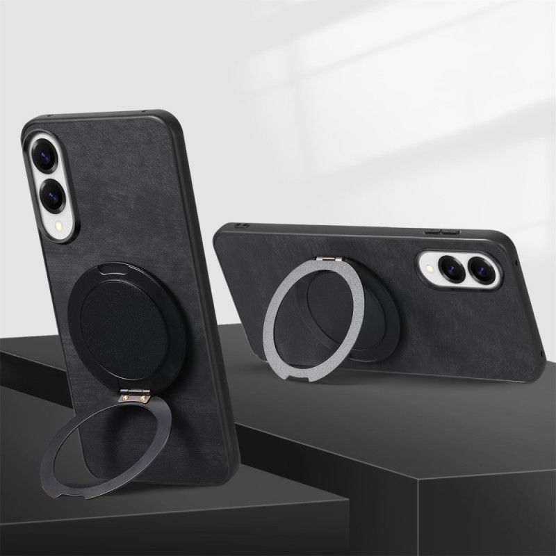 Kryt Na Samsung Galaxy S25 5g Edge Semišový Efekt S Otočným Stojánkem O