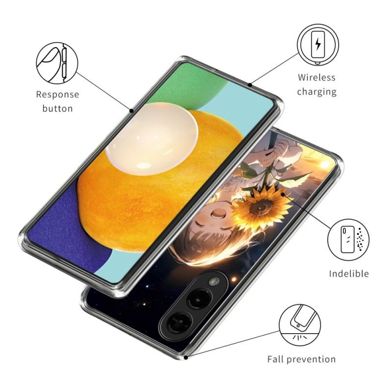 Kryt Na Samsung Galaxy S25 5g Edge Slunečnicová Dívka